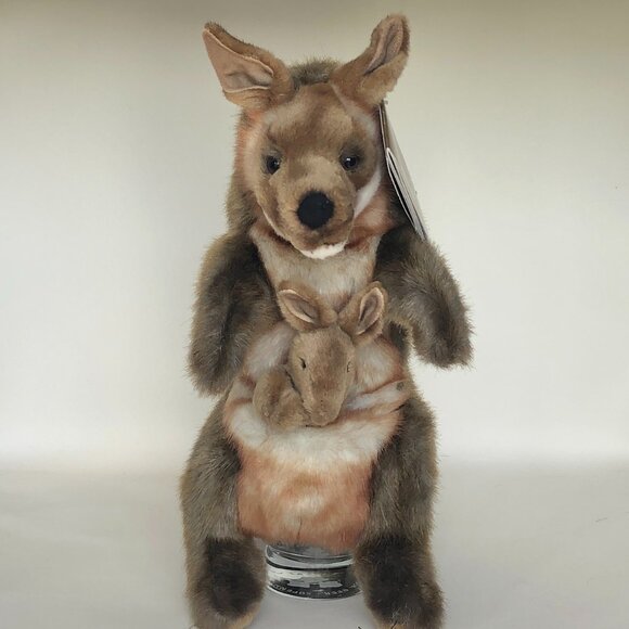 Hansa Plush New w/Tag Handcrafted Kangaroo Hand Puppet - Picture 16 of 16